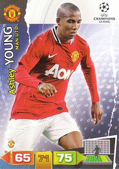 Ashley Young Manchester United 2011/12 Panini Adrenalyn XL CL #153